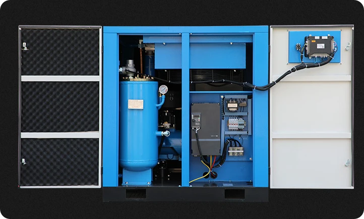 7.5kw Screw Air Compressor Permanent Magnet Variable Frequency Air Compressor factory