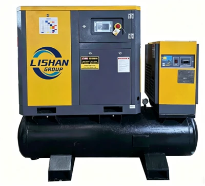 22KW 4-in-1 Kumpressur ta 'l-arja bil-kamin li jdur għall-qtugħ bil-lejżer
